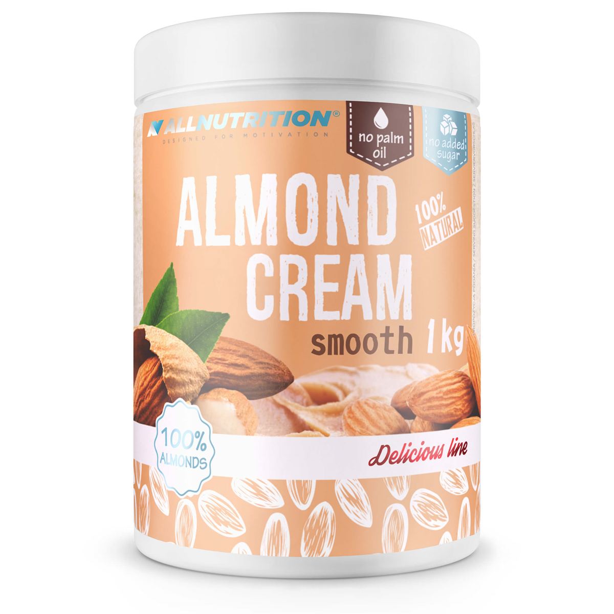 Delicious Line Mandelsmør Smooth 1000 g