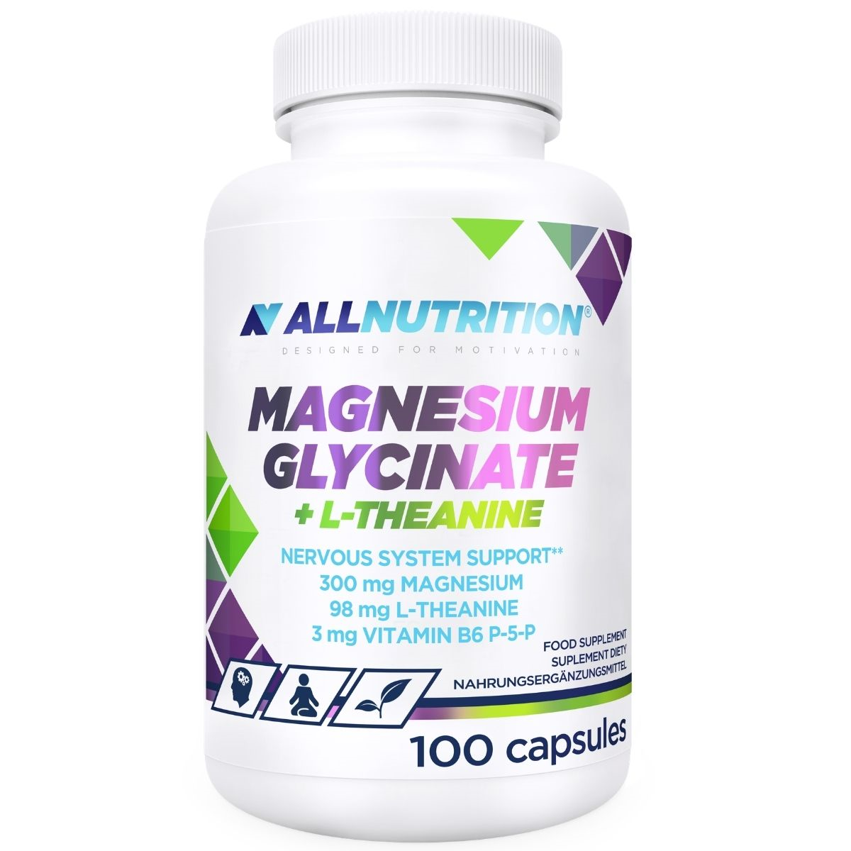 Magnesium Glycinate + L-Theanine 100 kap