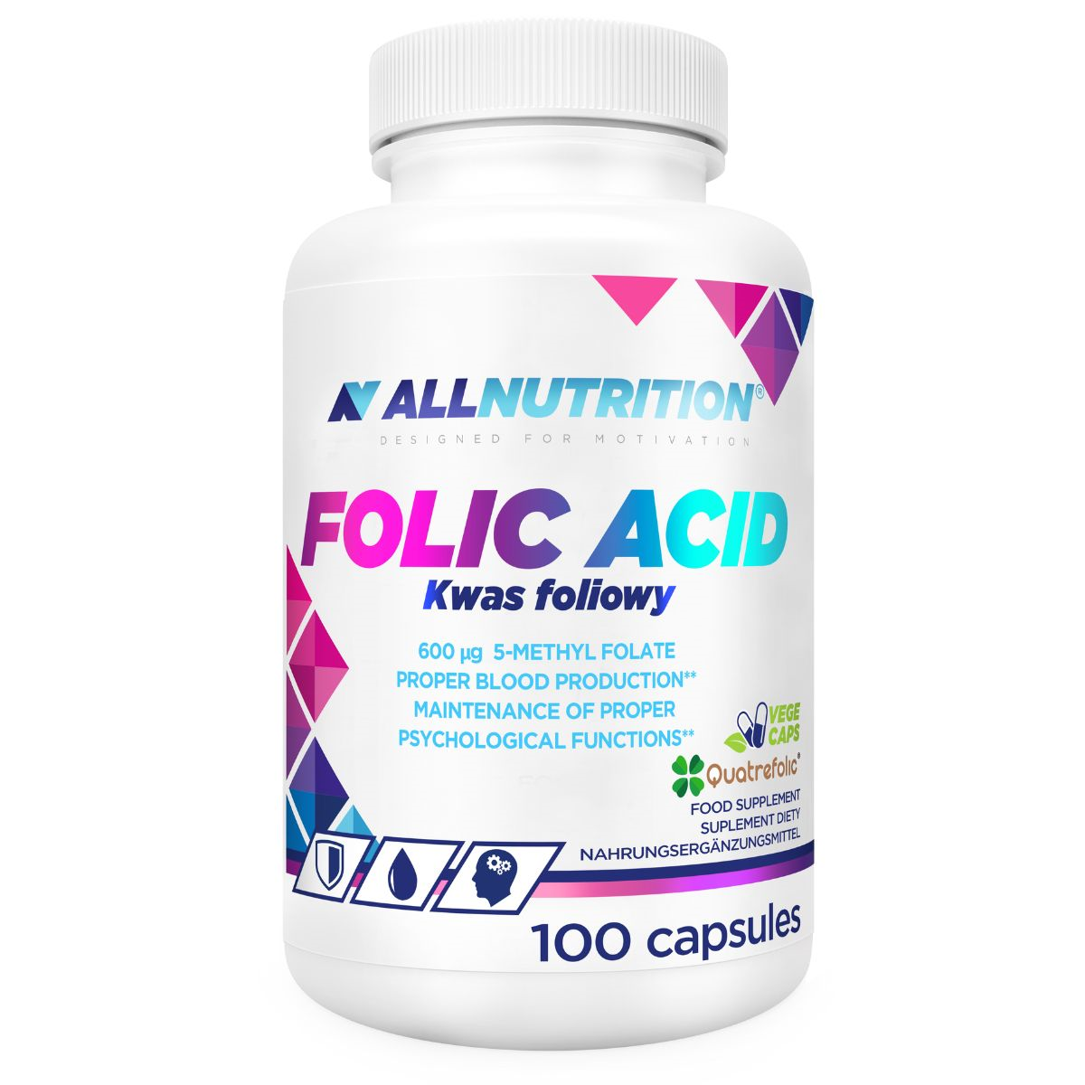 Folic Acid Vege 100 kap