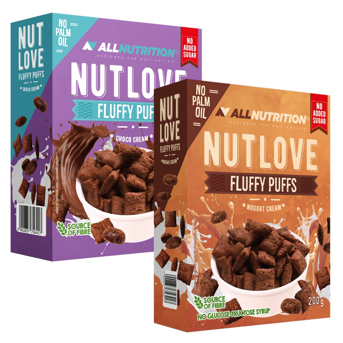 NUTLOVE Fluffy Puffs Sjokoladekrem 200 g