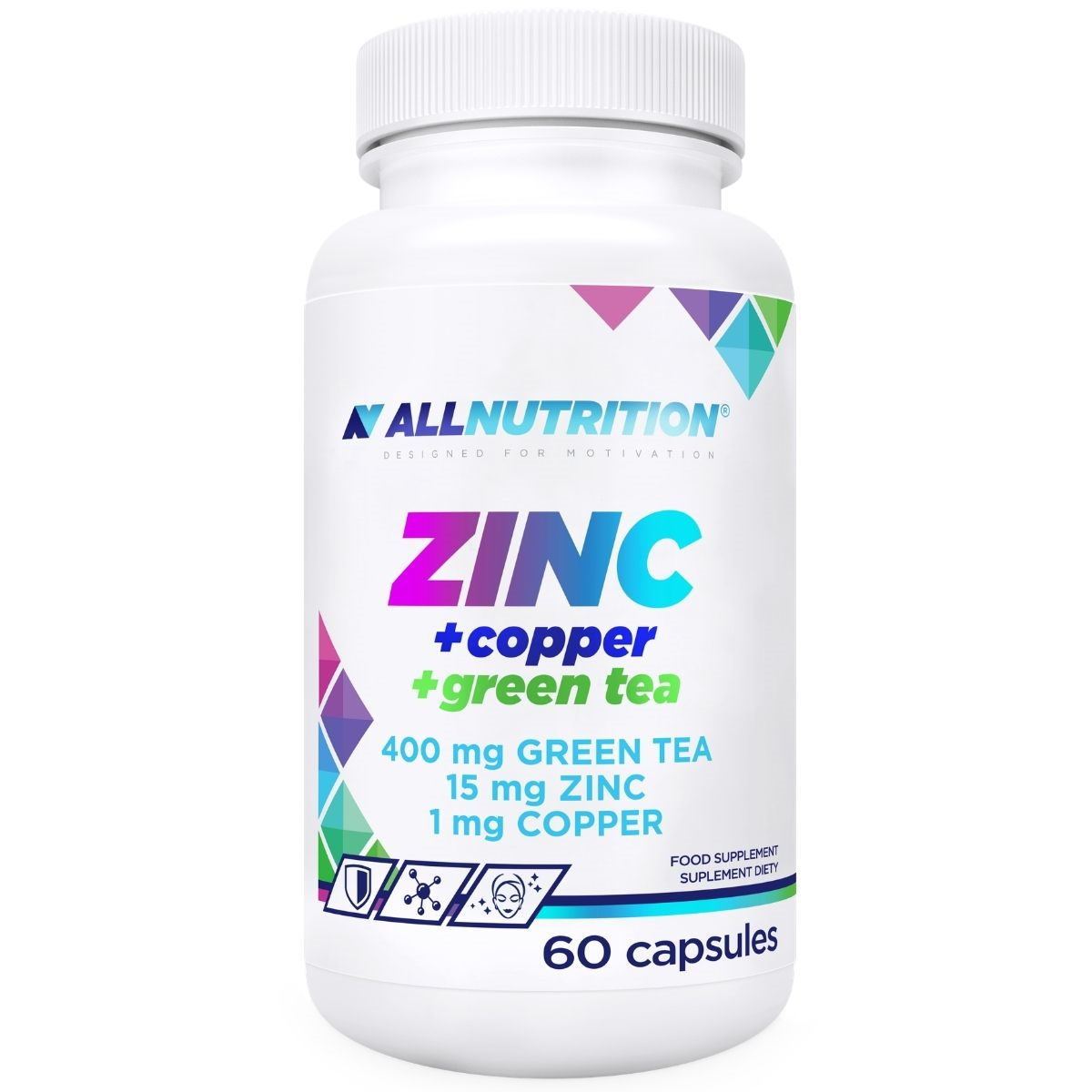 Zinc + Copper + Green Tea 60 kap