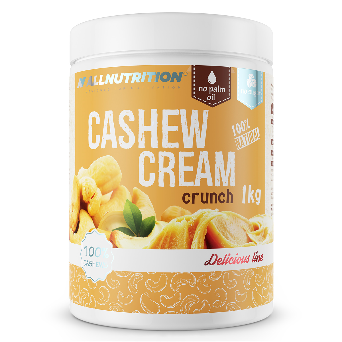 Cashewsmør Smooth 1000 g