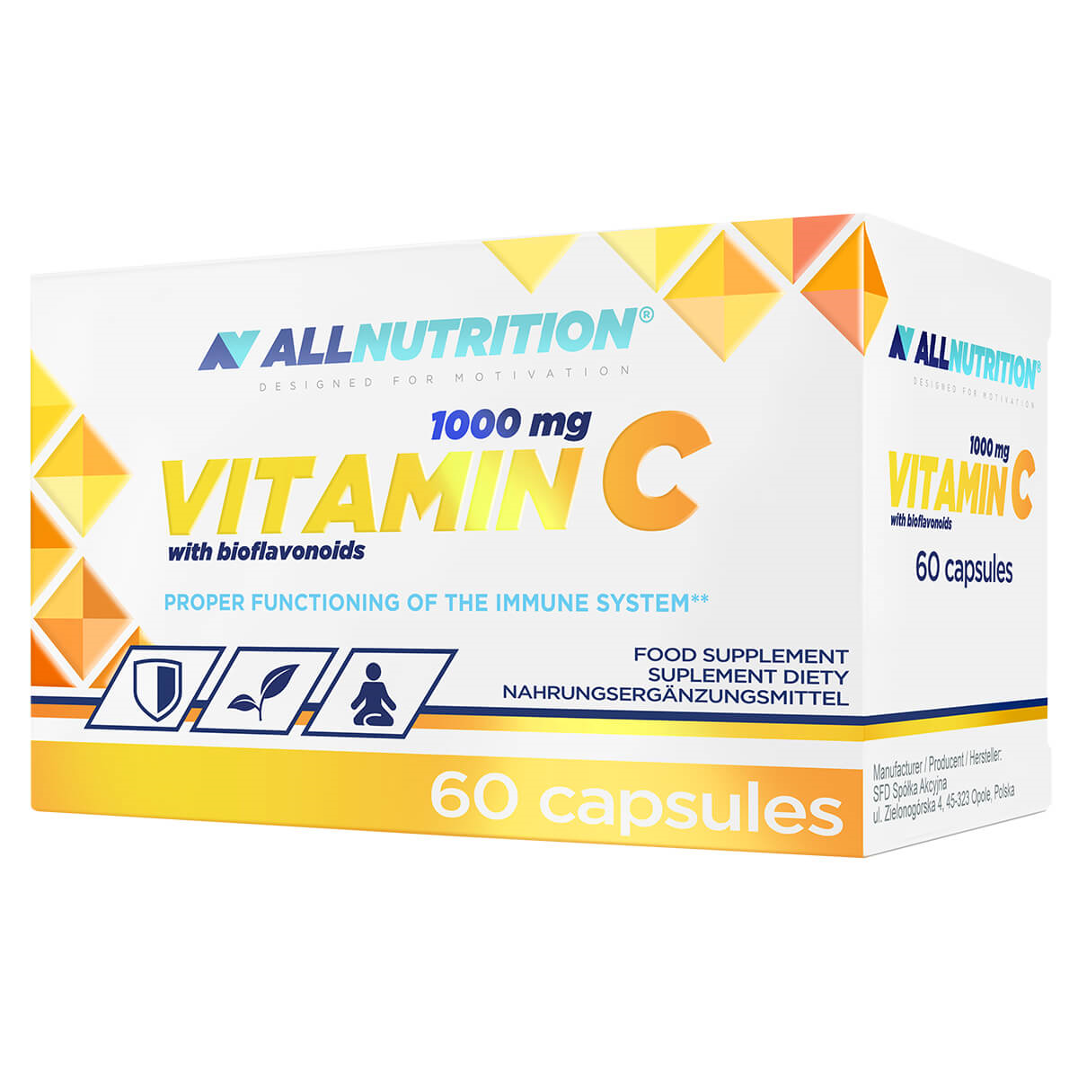 Vitamin C 1000 mg + Bioflavonoider 60 kap