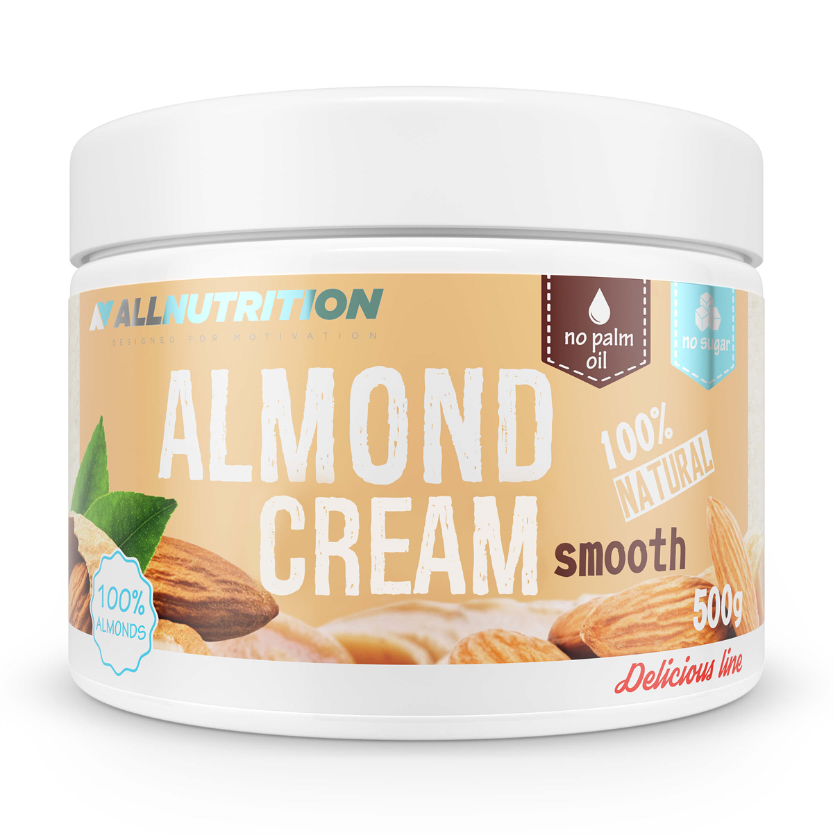 Delicious Line Mandelsmør Smooth 500 g